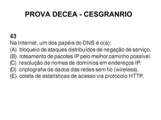PROVA DECEA - CESGRANRIO
 