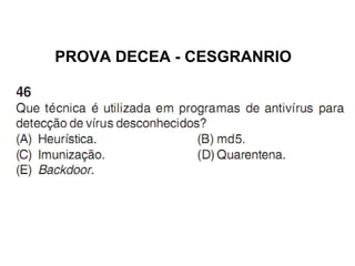 PROVA DECEA - CESGRANRIO
 