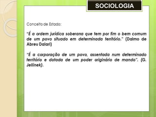 SOCIOLOGIA
 