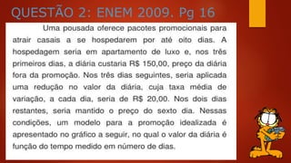 QUESTÃO 2: ENEM 2009. Pg 16
 