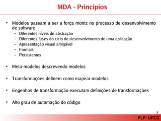 PLP – Paradigma de Programação Orientado a Modelos