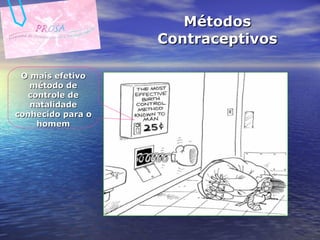 Métodos Contraceptivos O mais efetivo método de controle de natalidade conhecido para o homem 