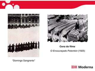 “Domingo Sangrento” Cena do filme  O Encouraçado Potemkin  (1925) 