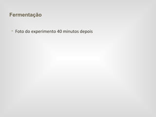 Fermentação


• Foto do experimento 40 minutos depois
 