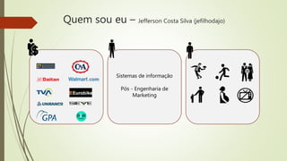 Sistemas de informação
Pós - Engenharia de
Marketing
Quem sou eu – Jefferson Costa Silva (jefilhodajo)
 