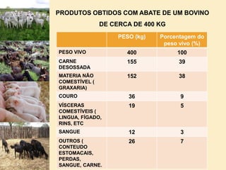 RECEPÇÃO CURRAIS INSPECIONADOS