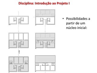 • Possibilidades a
partir de um
núcleo inicial:
Disciplina: Introdução ao Projeto I
 