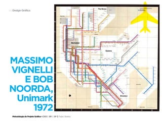 P
49 Design Gráfico




Massimo
vignelli
   e Bob
Noorda,
 Unimark
     1972
  Metodologia de Projeto Gráfico • | IED | BR | SP | Fabio Silveira
 