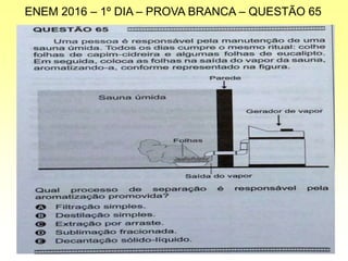 ENEM 2016 – 1º DIA – PROVA BRANCA – QUESTÃO 65
 