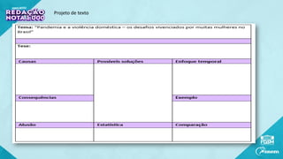 Projeto de texto
 