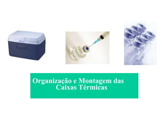 Organização e Montagem das
Caixas Térmicas
 