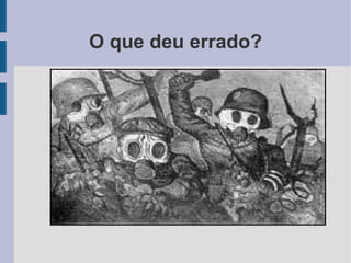 O que deu errado? 