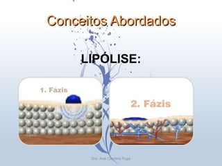 LIPÓLISE: Conceitos Abordados Dra. Ana Carolina Puga 