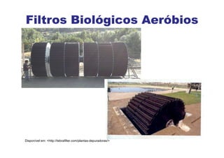 Filtros Biológicos Aeróbios
Disponível em: <http://tebrafilter.com/plantas-depuradoras/>
 