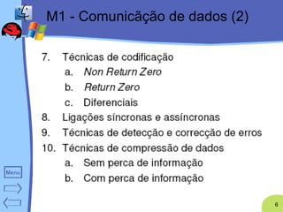 M1 - Comunicãção de dados (2) 