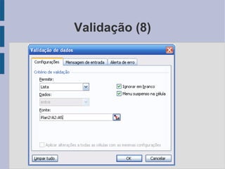 Validação (8) 