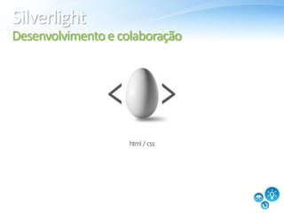 SilverlightDesenvolvimento e colaboraçãoFonte: Rogério Cordeiro e Fernando Figuera