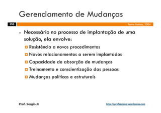Aulas - Adm. de Sist. de Informacao - 2009