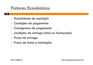 Aulas - Adm. de Sist. de Informacao - 2009