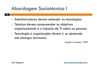 Aulas - Adm. de Sist. de Informacao - 2009