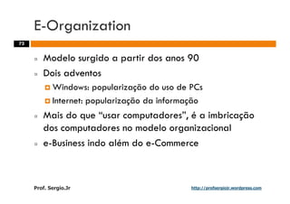 Aulas - Adm. de Sist. de Informacao - 2009