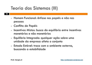 Aulas - Adm. de Sist. de Informacao - 2009