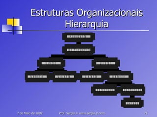 Estruturas Organizacionais Hierarquia 