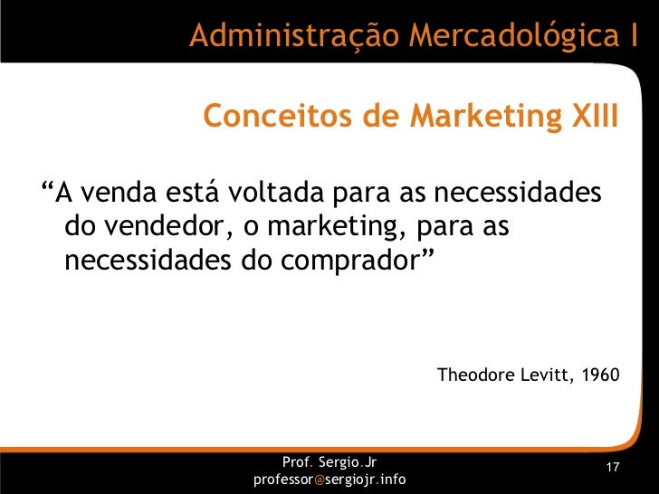 Aulas - Marketing - 2007 - Prof. Sergio.Jr