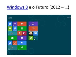 Windows 8 e o Futuro (2012 – …)
 