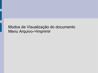 Barras de Ferramentas Padrão 