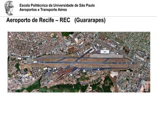 Escola Politécnica da Universidade de São Paulo
Aeroportos e Transporte Aéreo
Aeroporto de Recife – REC (Guararapes)
 