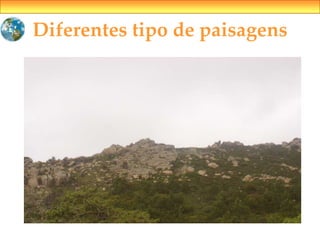 Diferentes tipo de paisagens
 