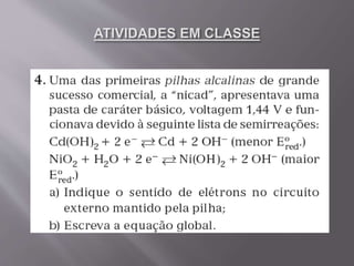 Aulas 10 e 11   potenciais de eletrodo - 2º ano