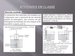 Aulas 10 e 11   potenciais de eletrodo - 2º ano