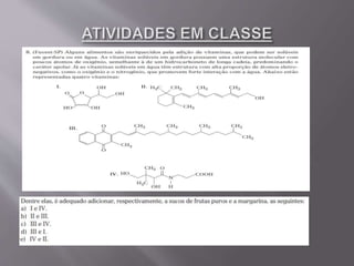 Aulas 11 e 12   propriedades do metanol e do etanol