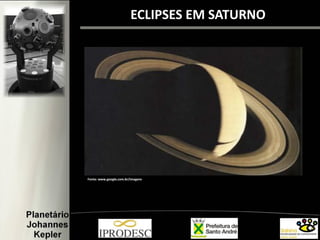 ECLIPSES EM SATURNO
Fonte: www.google.com.br/imagens
 