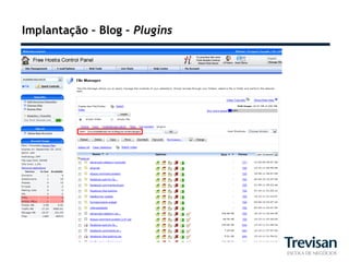 Implantação – Blog – Plugins
 