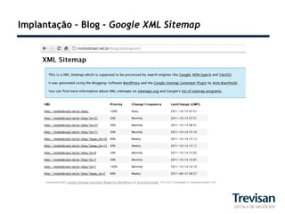 Implantação – Blog – Google XML Sitemap
 