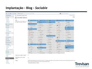 Implantação – Blog – Sociable
 