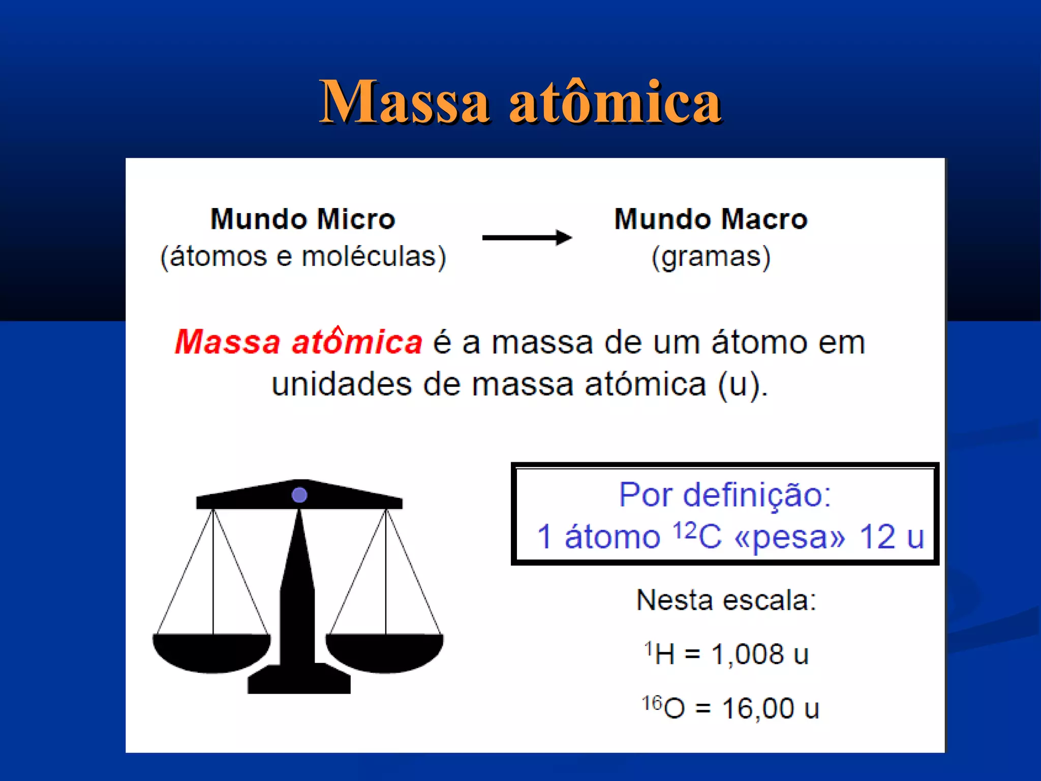 Massa atômicaMassa atômica
^
 