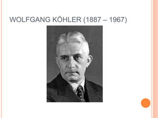 WOLFGANG KÖHLER (1887 – 1967) 
 