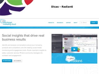 Dicas - Radian6
 