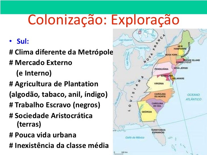 Interesse Predominante Dos Colonizadores Das Colonias Do Sul