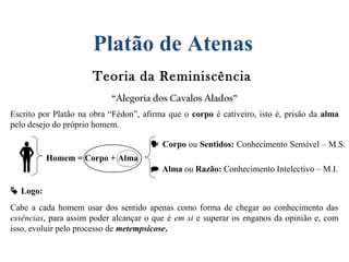 Aulas de filosofia platão | PPT