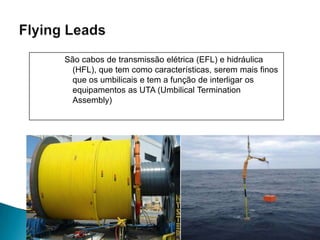 - Flowlines   Linha exposta a um número não significativo de flexões. Está sempre  apoiada no solo marinho.Tubos Rígidos e Flexíveis