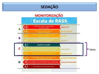 SEDAÇÃO
MONITORIZAÇÃO
Meta
 