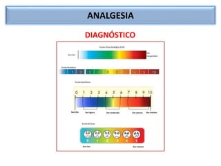 ANALGESIA
DIAGNÓSTICO
 