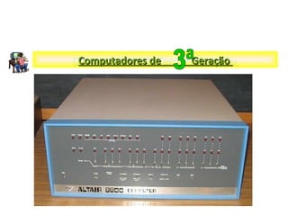 Computadores de Terceira GeraçãoComputadores de Terceira GeraçãoComputadores de GeraçãoComputadores de Geração
 