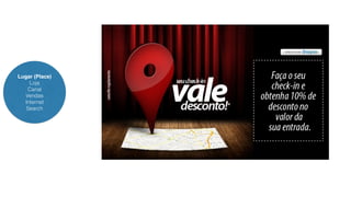 Lugar (Place) 
Loja 
Canal 
Vendas 
Internet 
Search 
 