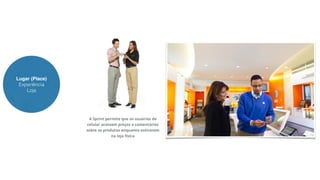 Lugar (Place) 
Experiência 
Loja 
 